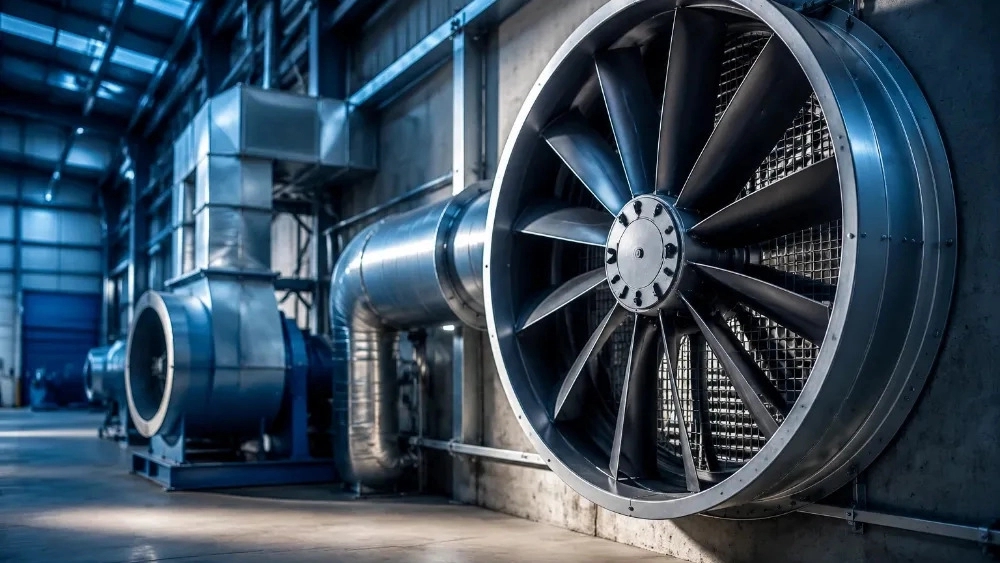 Checking the quality of Nasim Fan Alborz industrial fans in Tehran