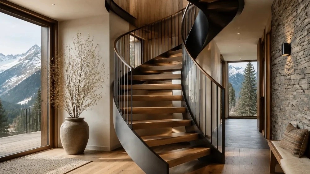 The best coating for round stairs in Firuzkoh