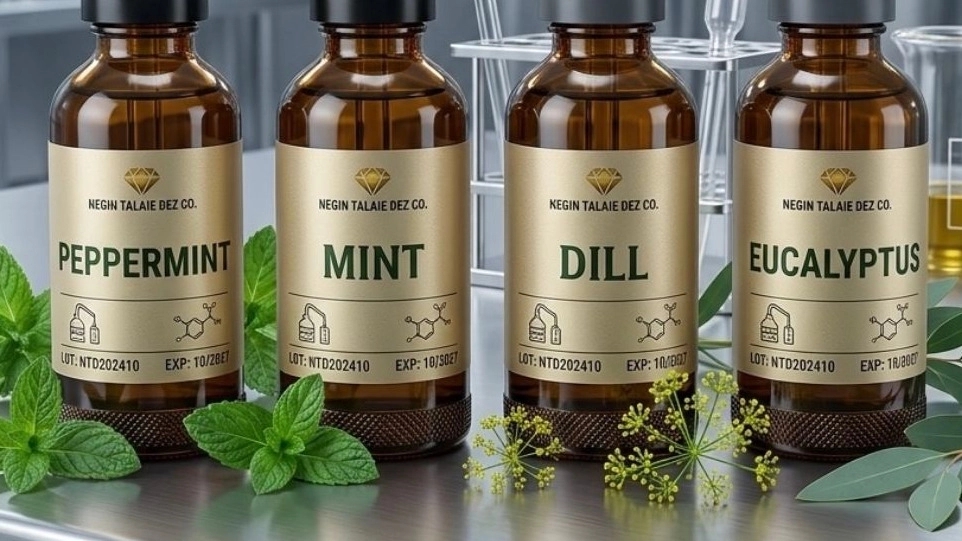 Negin Talai Dez Co., produces and sells herbal and medicinal essential oils in Dezful