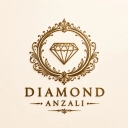Silver and diamond rhinestones in Anzali