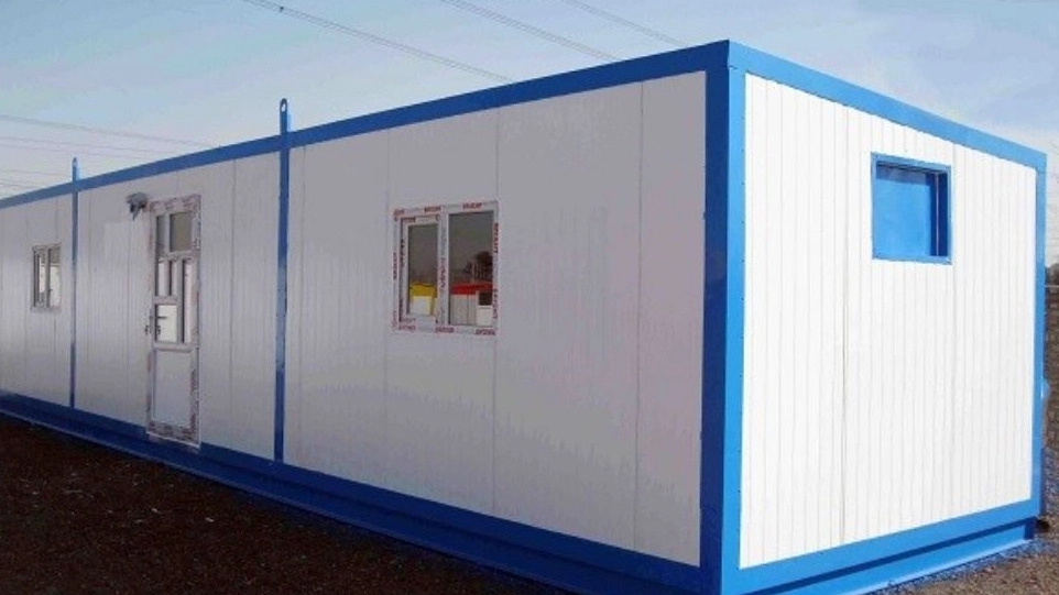 The inner walls of the canopies and prefabricated structures