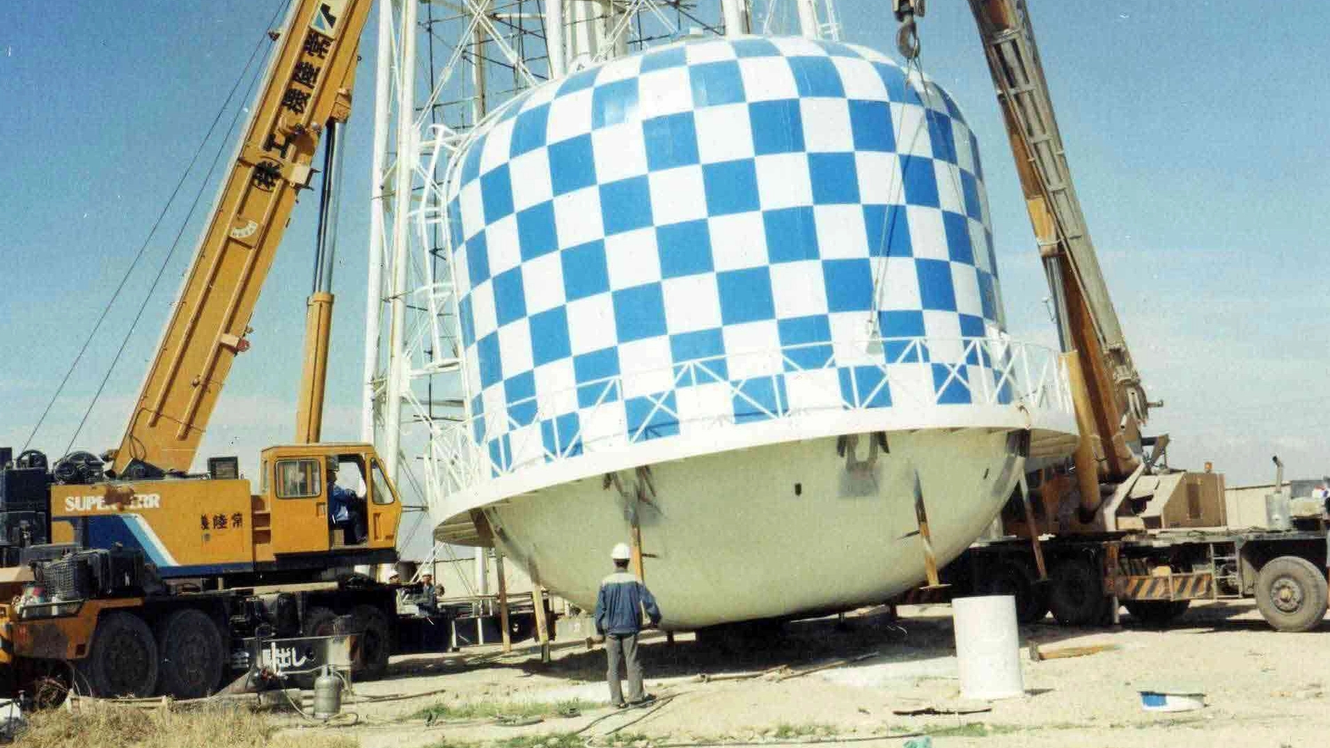 The use of air tanks in large industries and petrochemicals in Ardabil