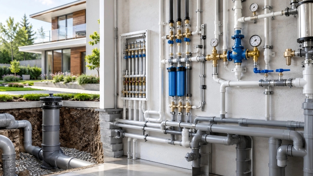 Rostamzadeh pipe opening, water and sewage piping in Tabriz
