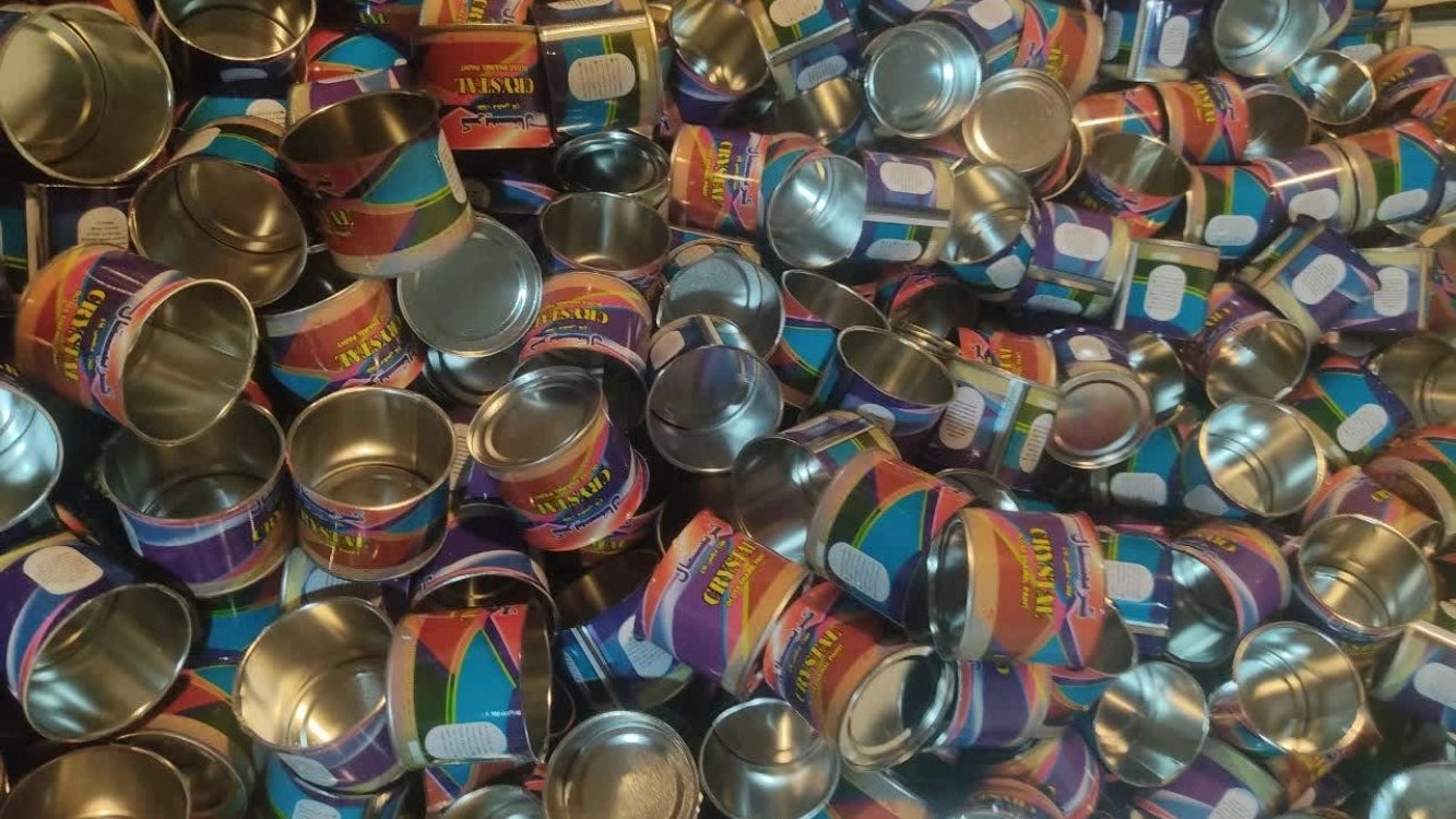 Karaj can manufacturing, producing metal cans for paint, glue, bitumen, oil and dry materials
