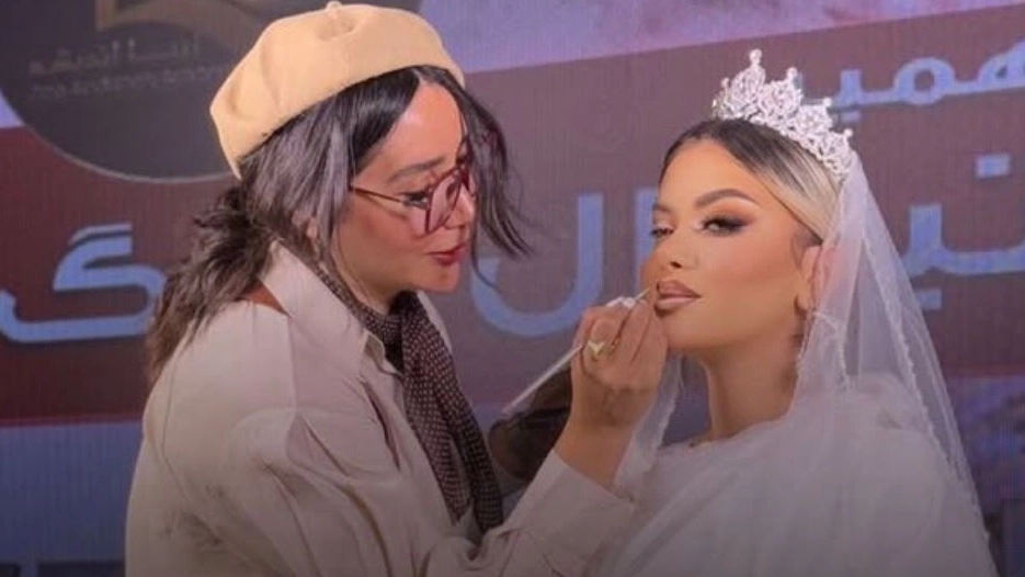 Houria beauty salon, providing bridal services and training all beauty lines in Sabzevar