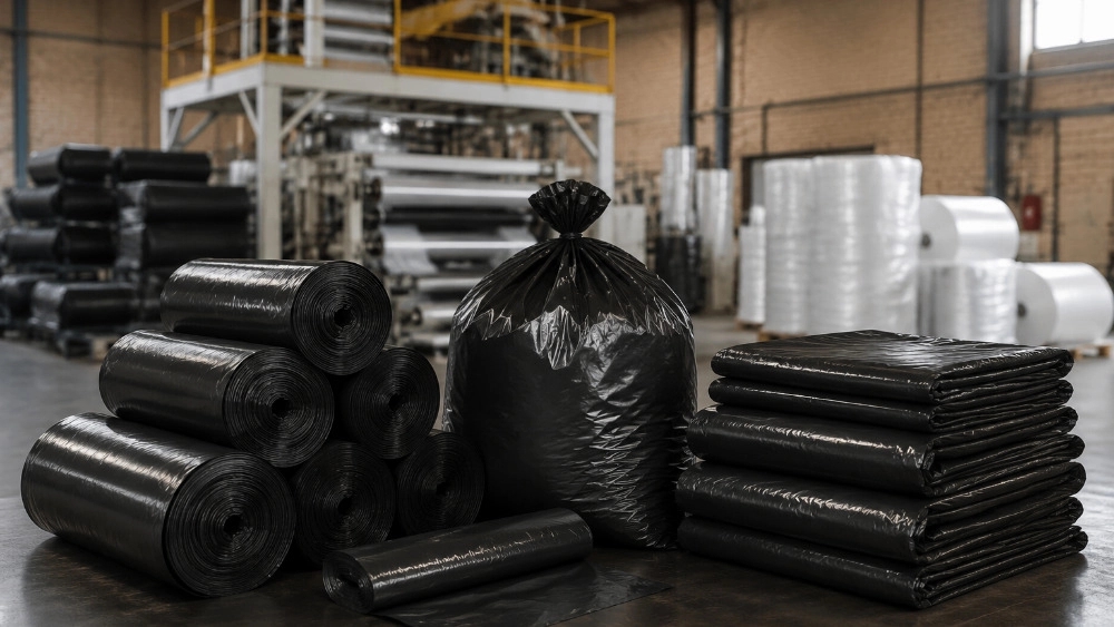The daily price of roll and bulk garbage bags in Qom