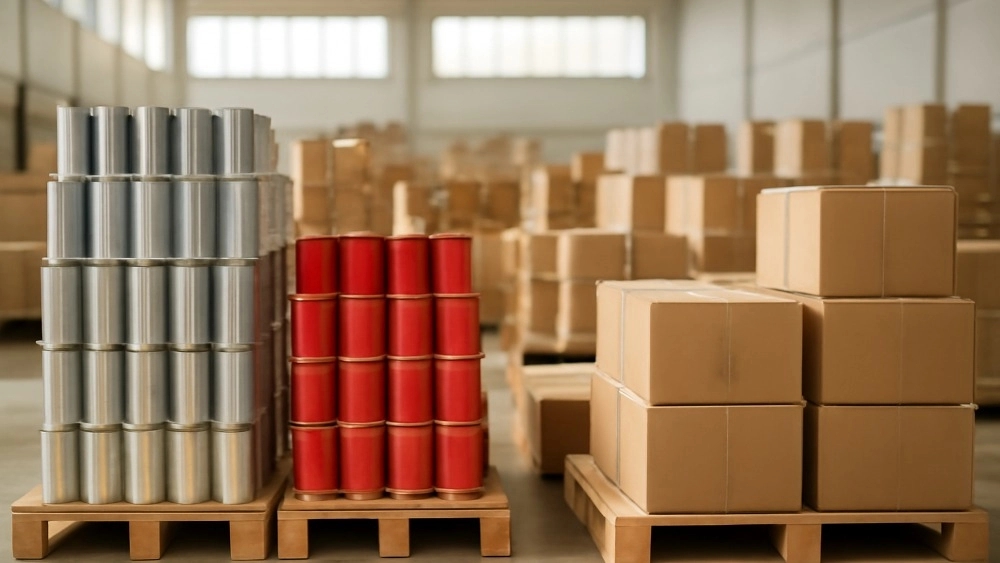 Buying tomato paste, tuna and all kinds of canned goods in Mashhad, Sarvari Food Trading