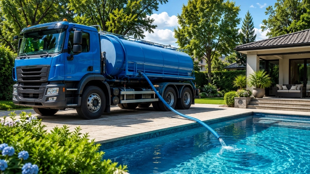 Imami water supply, pool and green space water supply services in west of Tehran