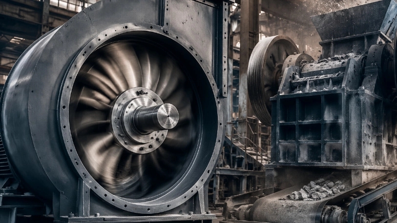 Balancing services of industrial dust collector and stone crusher in Tehran