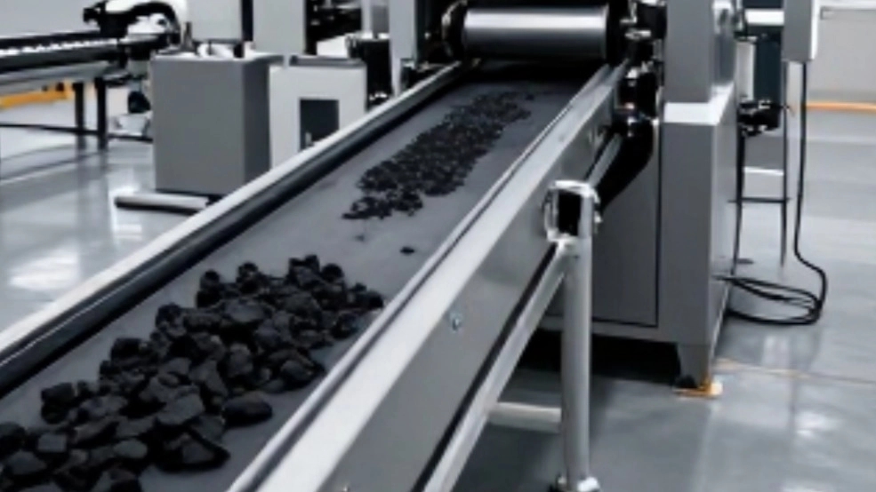 Coconut charcoal production line with the ability to change format in Tehran, modern and profitable equipment
