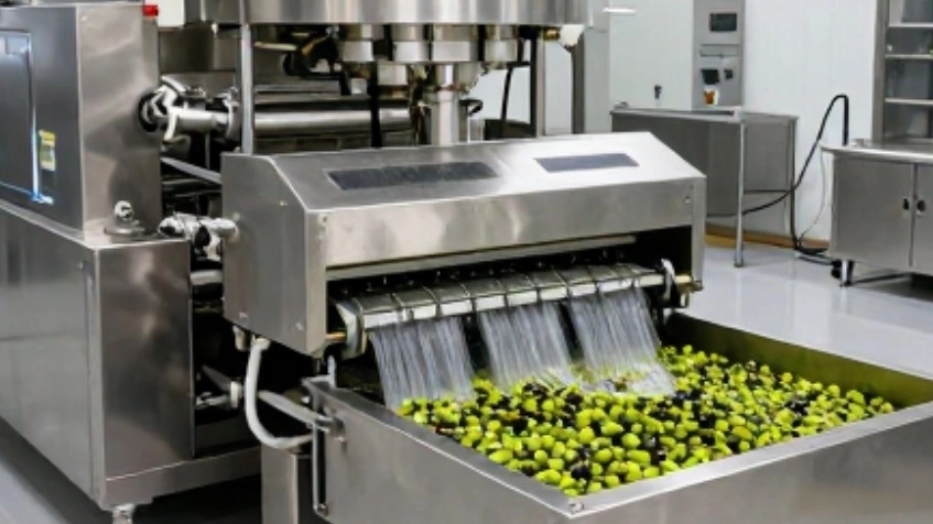 Construction of an olive production line with minimum water consumption in Shiraz, designed and implemented by Adan Sanat