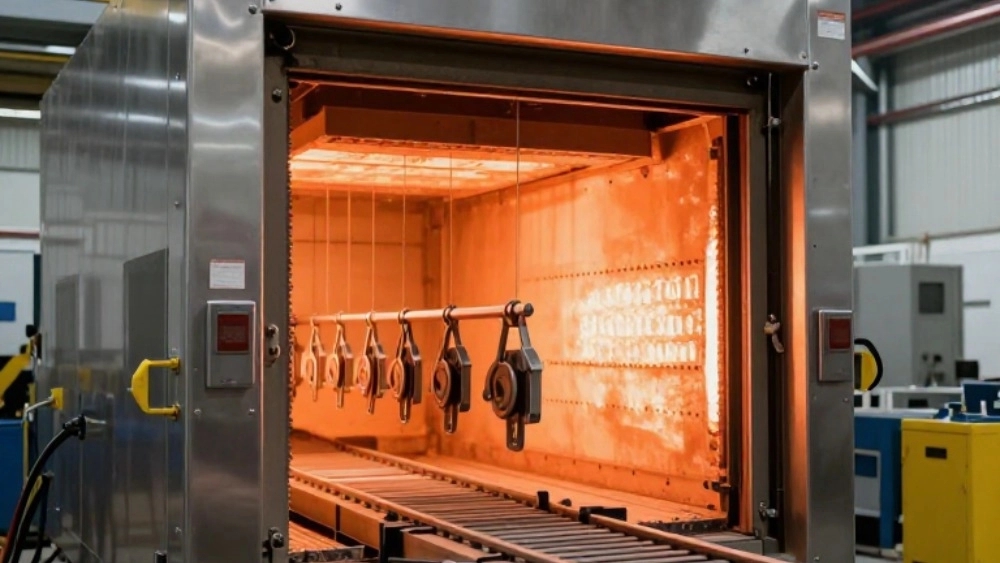 Specialized manufacture of electrostatic paint oven in Tehran, guaranteeing uniform baking of powder paint