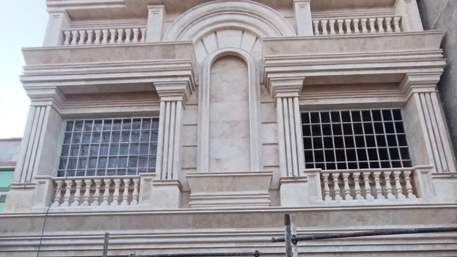 Luxury implementation of Roman facade for villas and buildings in Nazarabad