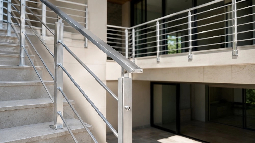 The method of installing an aluminum fence without the need for welding