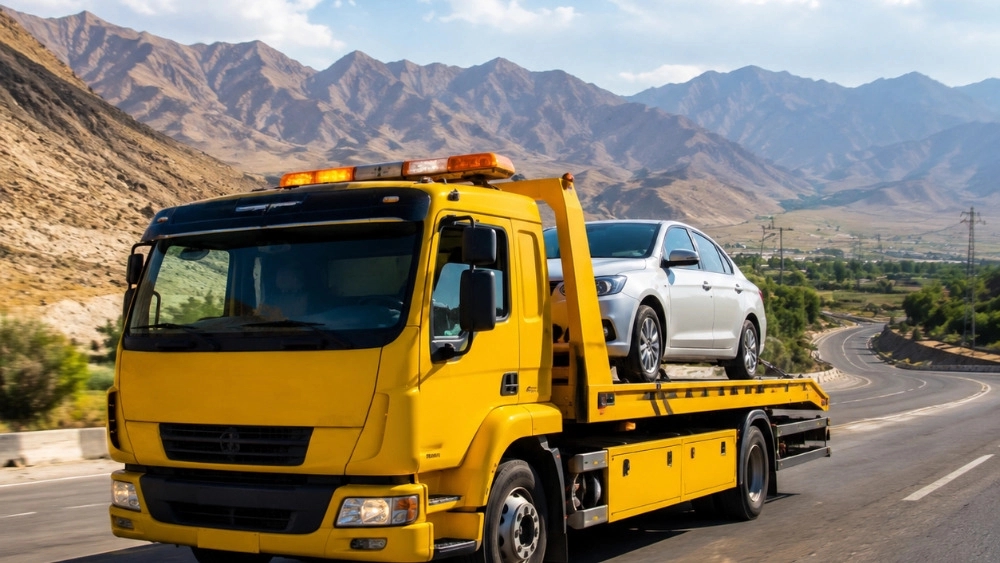 Contact number of ambulance and tow truck in Abiq Qazvin