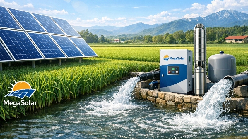 Purchase of high efficiency solar pump and float in Qaemshahr