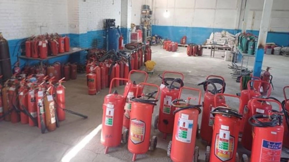 Aria Ayman, Tabriz, sales of safety equipment for work clothes and charging of fire extinguishers