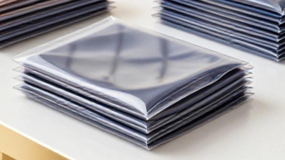 Stylish packaging of clothes with adhesive cellophane pearl Sepahan Isfahan