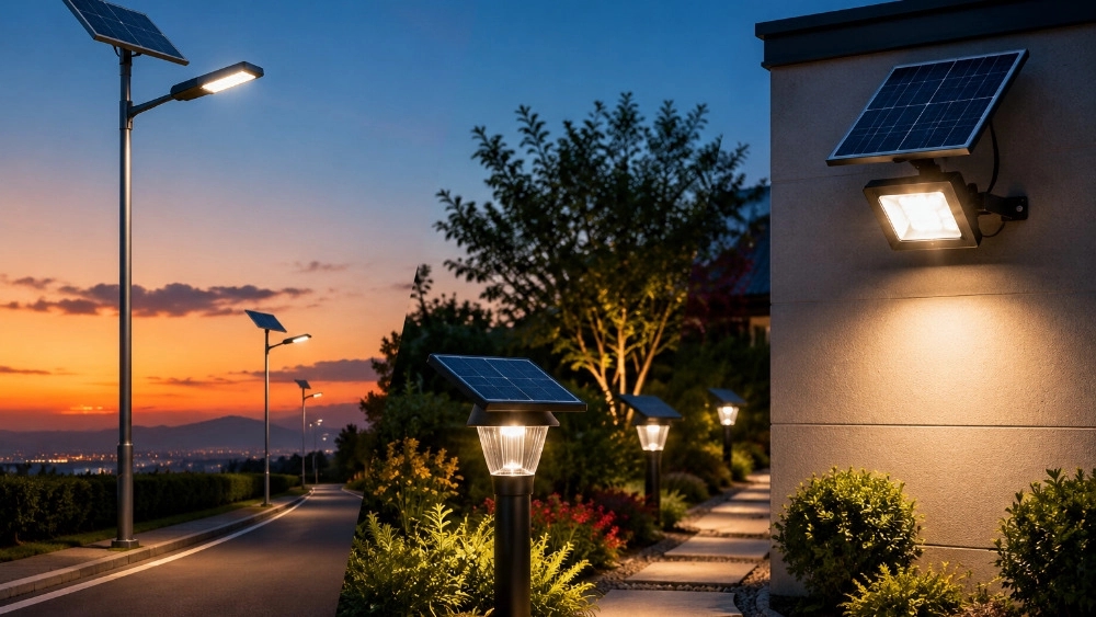 Comparison of different types of solar lighting systems in Chalus