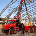 Baradaran Kochaki crane, installation of shed and load handling structure in Isfahan