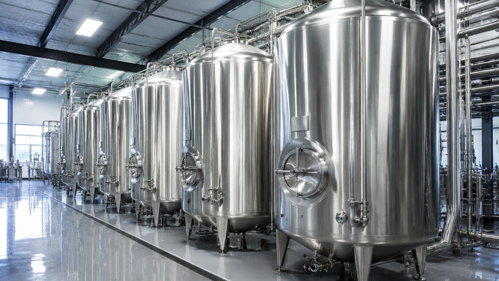 Manufacturing custom tanks for food, dairy and beverage industries