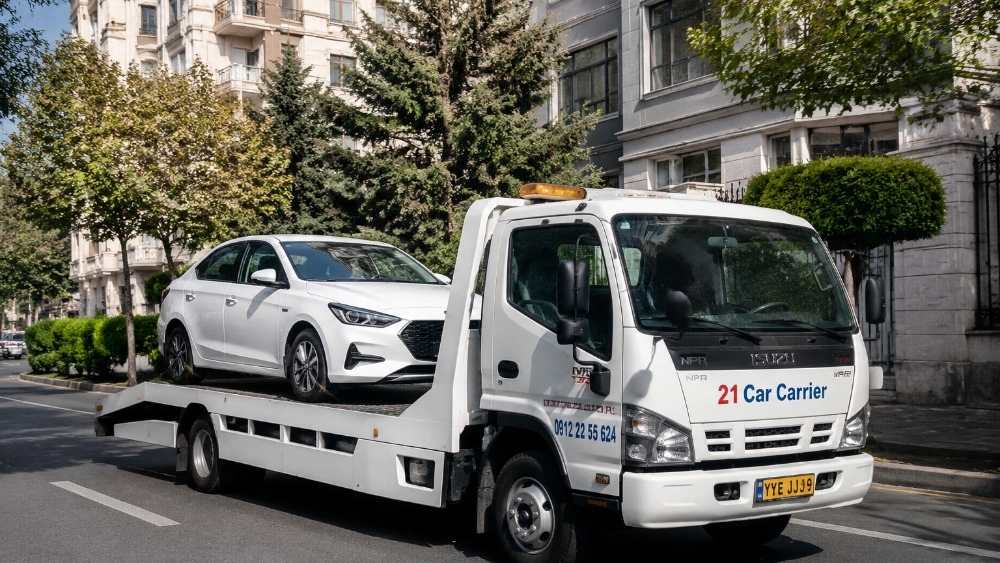 Zero and random car transport in Shemiran, Tehran with Khodrober Sadra