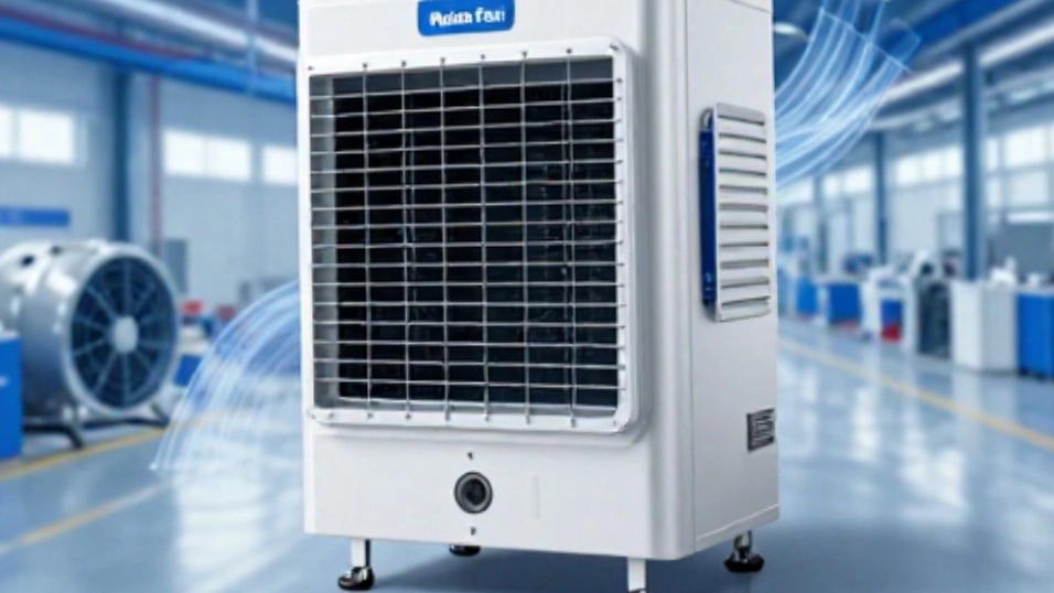 Sale of low-consumption and low-noise industrial air cooler, industrial fan manufacturer