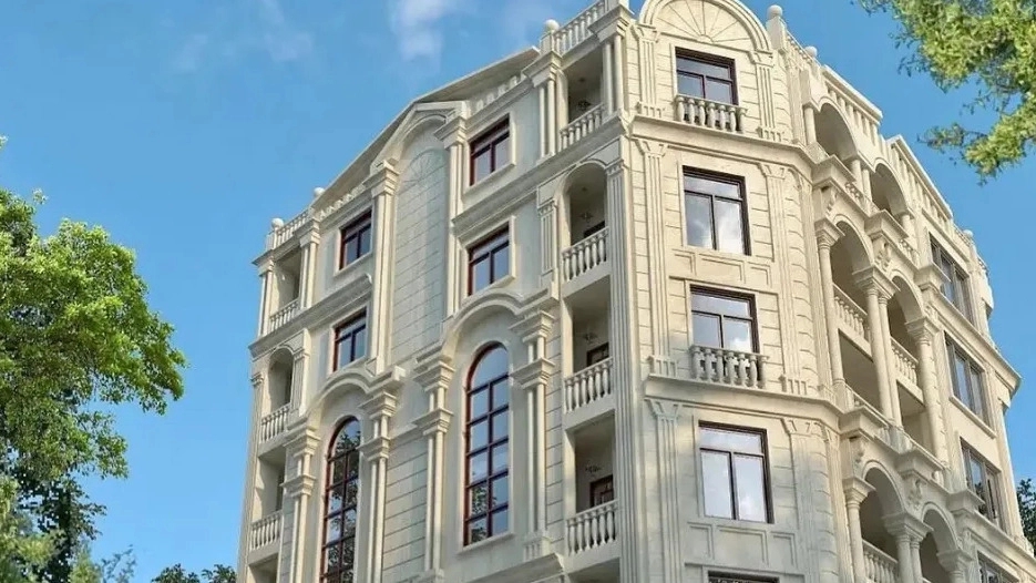 Hamedi building contractor, execution of facade and tiling in Hamedan