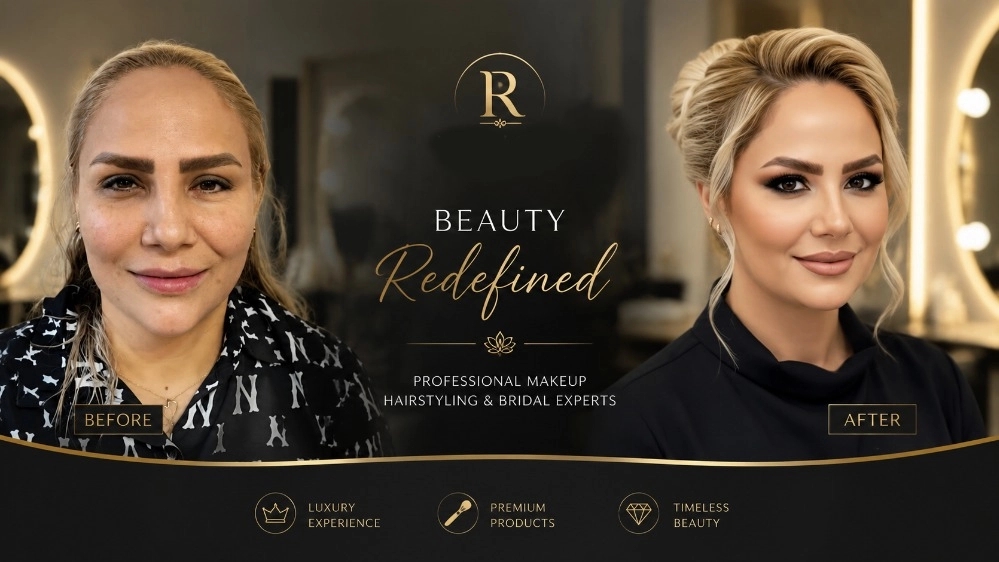The best chignon style and bridal hair make-up in Mah Sima beauty salon
