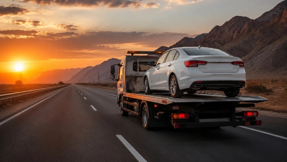 The best tow truck on the Qazvin-Karaj route