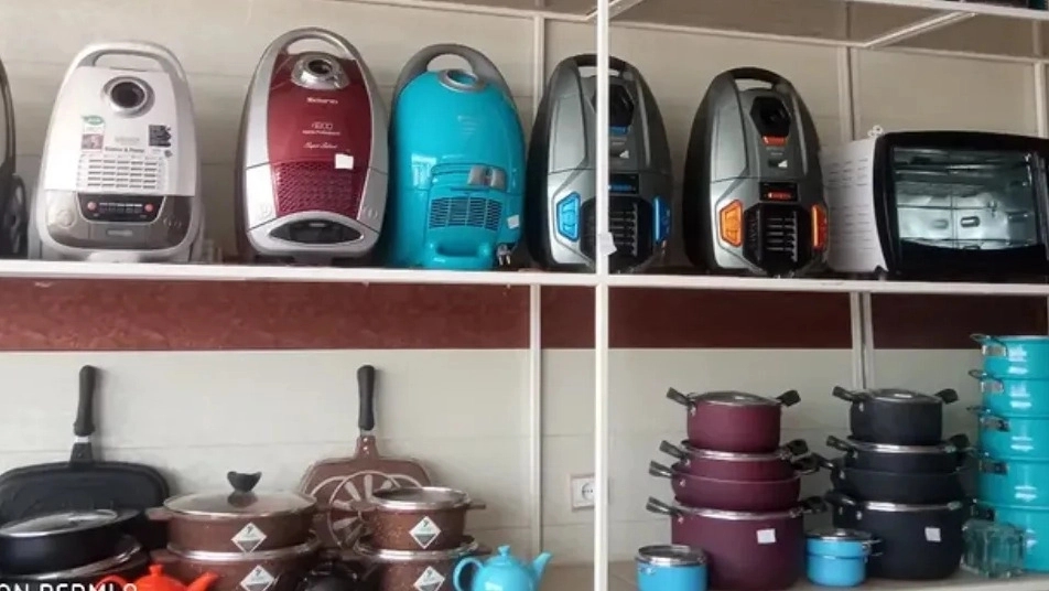 Abedi home appliance store, selling kitchen and electrical appliances in Hamedan