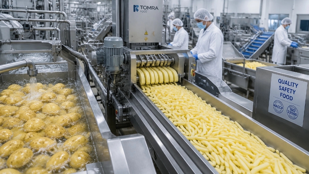 Production and export of sliced ​​potatoes in Ahvaz