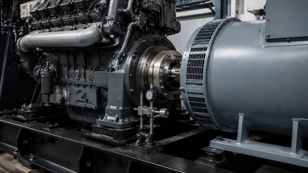 Installation of our 150 kava gas engine and coupler in Tehran