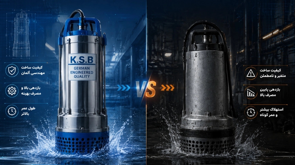 The difference between the K.S.B floating electropump and the original German models