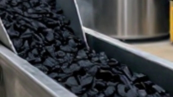 Coconut coal production line with the ability to produce black coal in Tehran