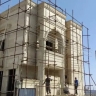 Demolition and reconstruction of Falahi building, plaster and ceramic reinforcement work in Lorestan