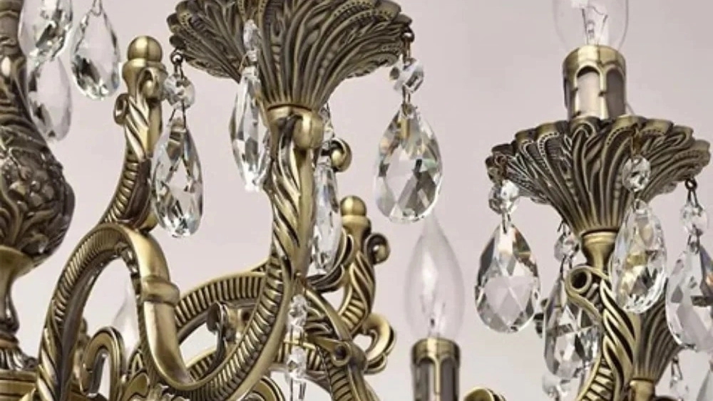 Antique and olive plating services for classic and royal chandeliers