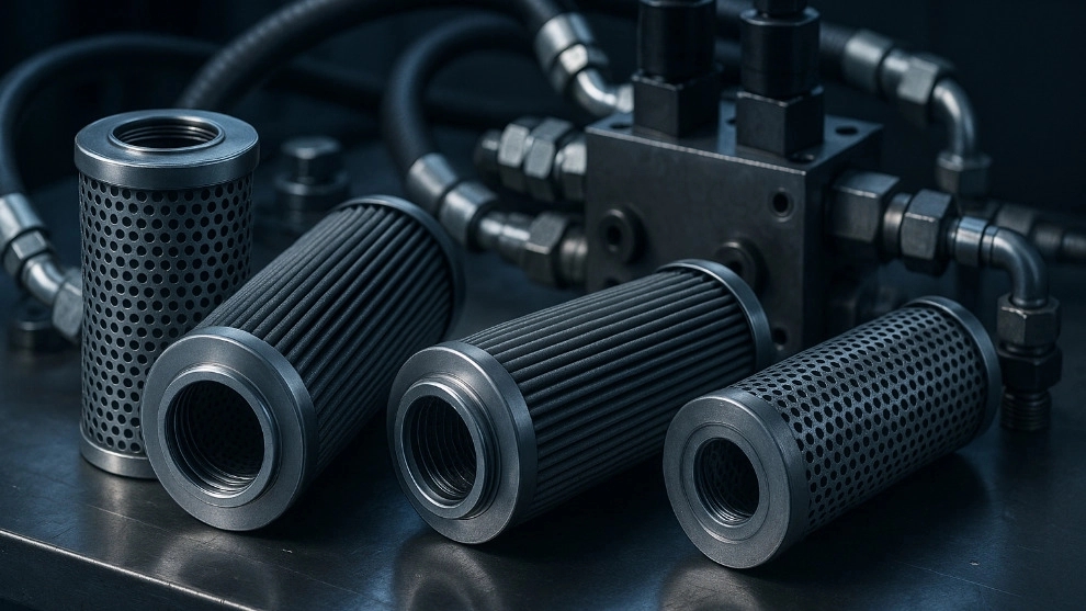 Technical codes of Hydak hydraulic filter R005, R010ON and R020