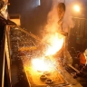 Zainbian Foundry, smelting of metals and aluminum and bronze parts in Kashan