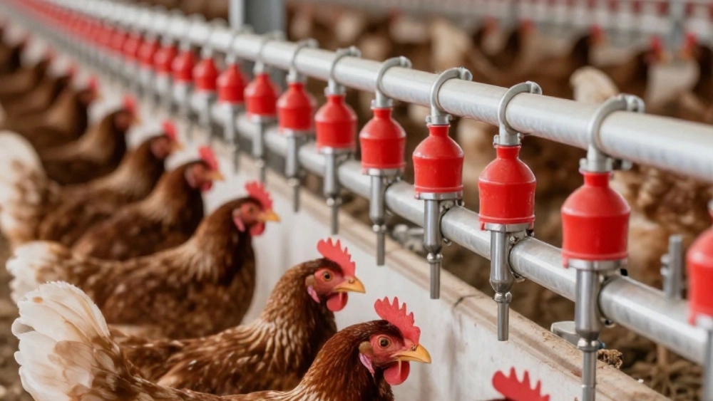 Standard nipple automatic chicken drinker, direct purchase with technical specifications