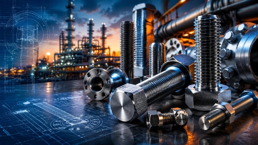 Production of customized screws for the oil industry and design according to the plan