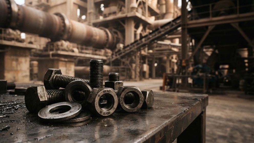 Production of bolts and nuts for the water and sewage industries of lasting quality with guaranteed durability
