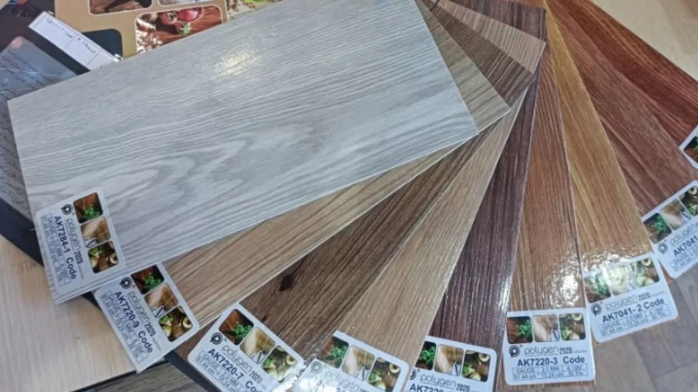 Adhesive back flooring