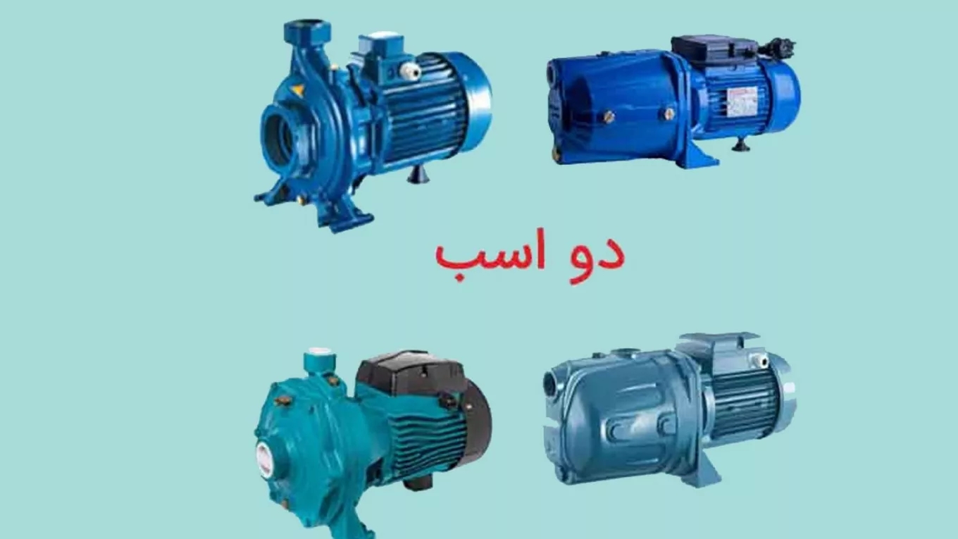 Two horse water pump