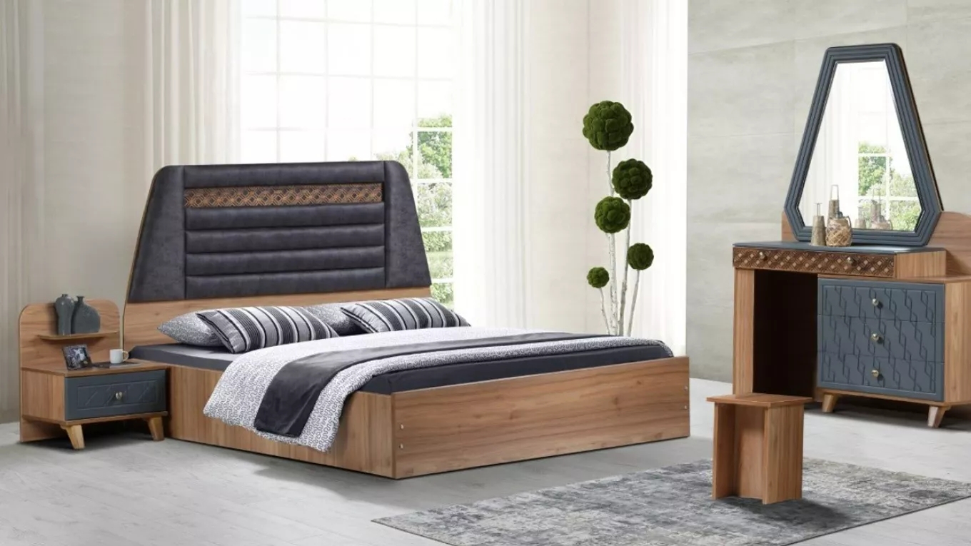 Ahura wood and metal bedroom furniture production and distribution representative