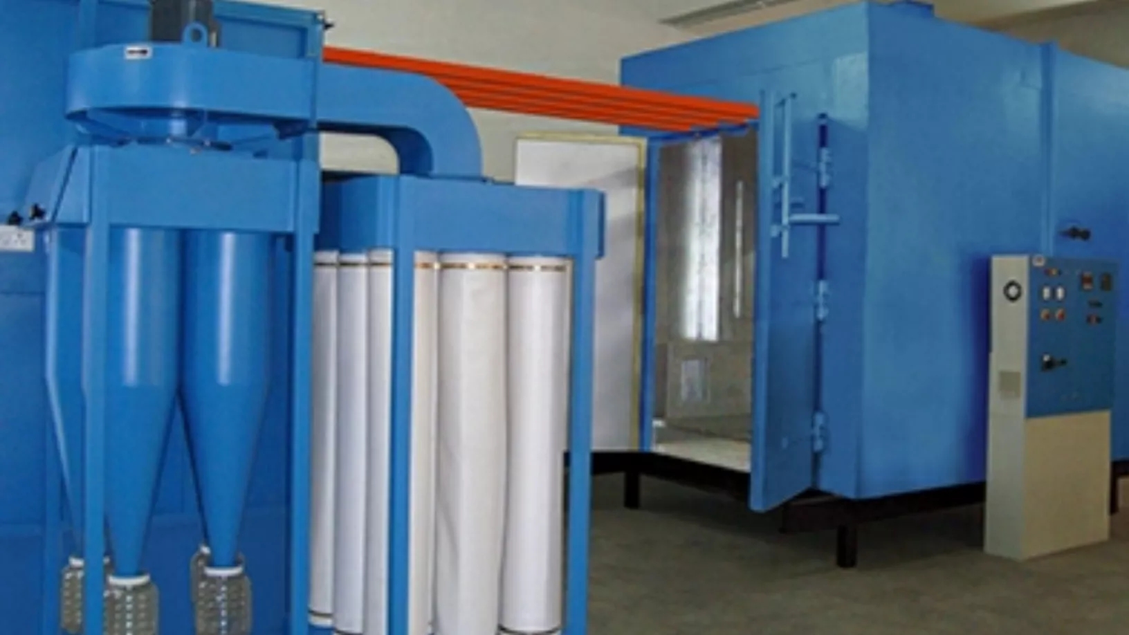 What is a cyclone or dust collector and how does it work?