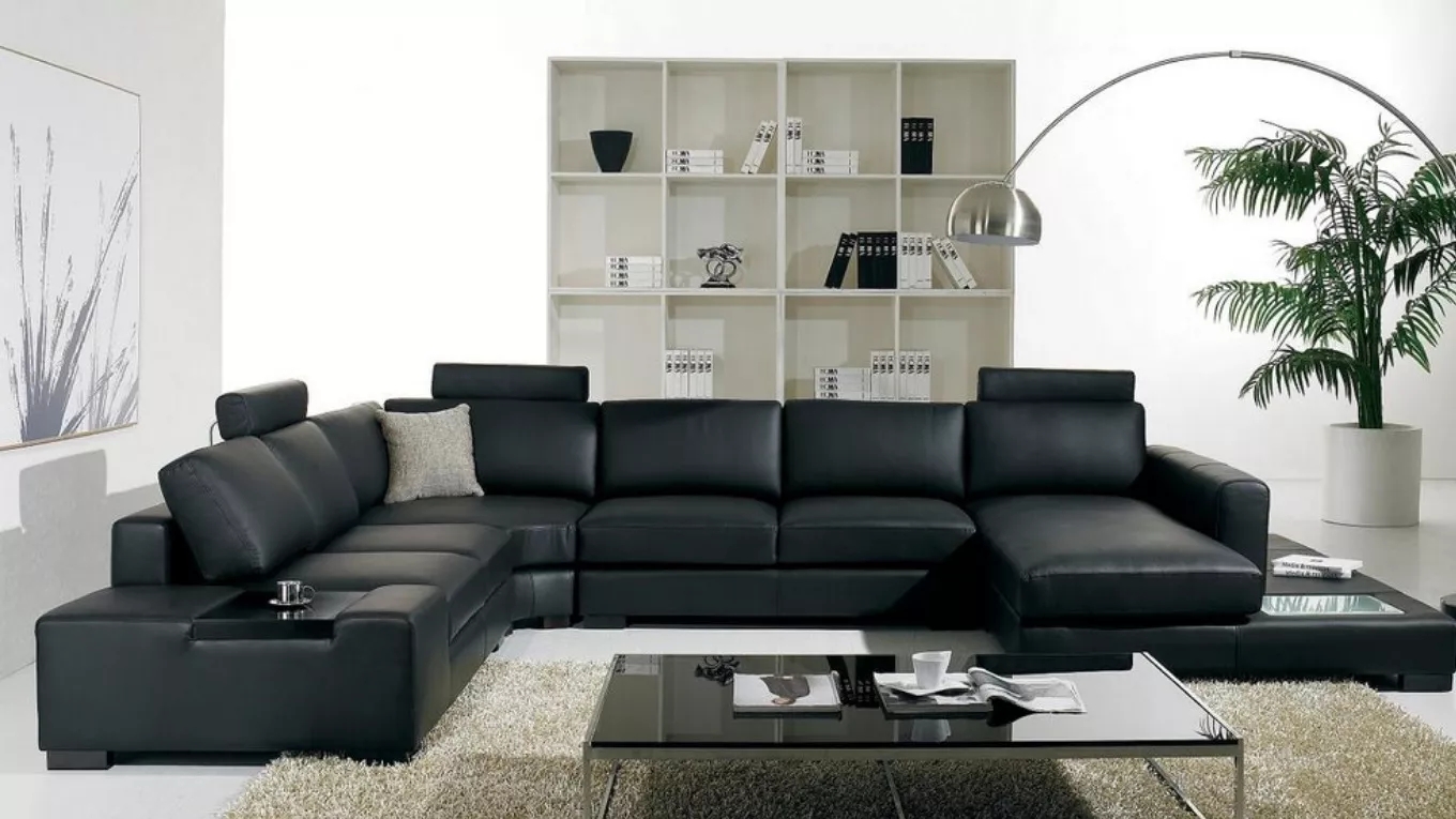 Choosing a black sofa