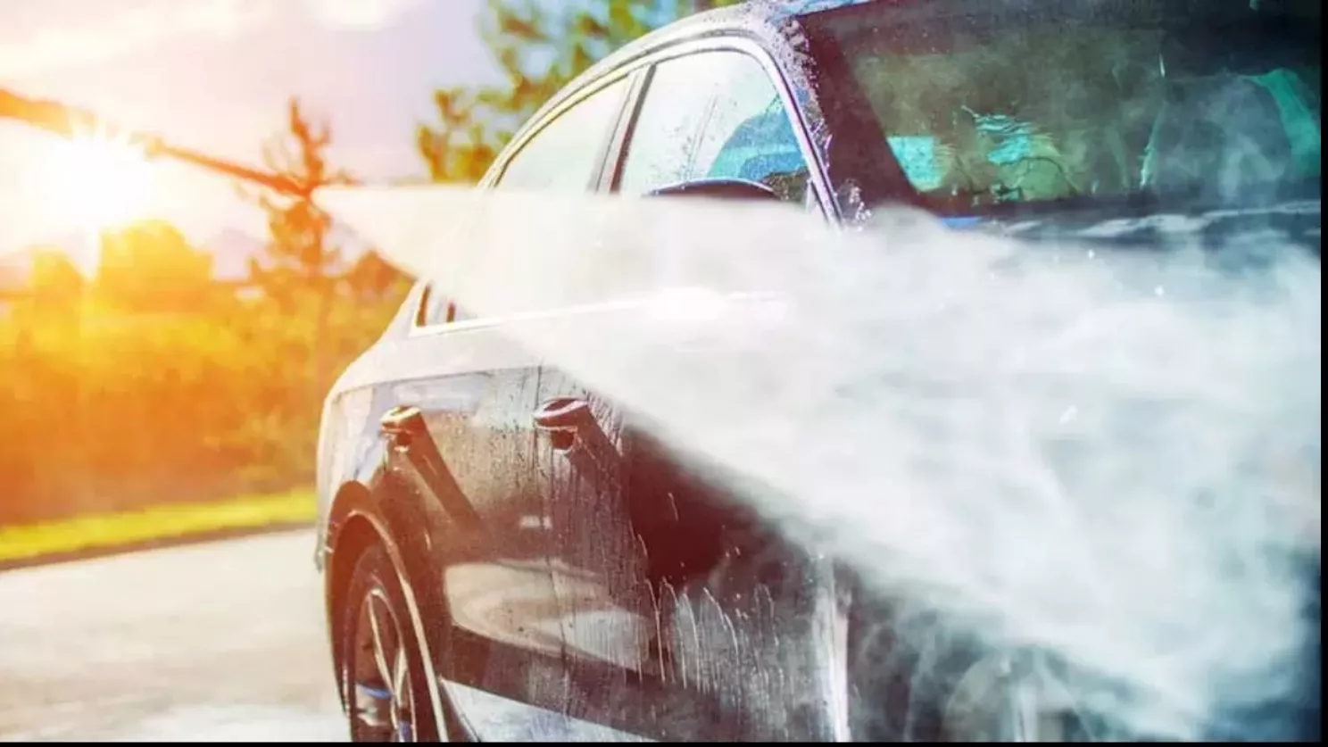 All kinds of car washes