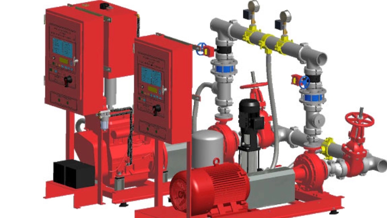 Booster pumps for water supply and fire fighting