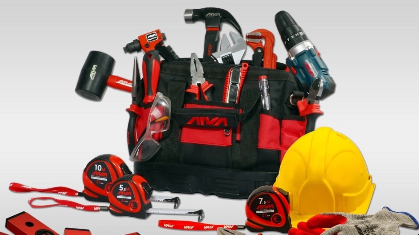 All kinds of construction tools